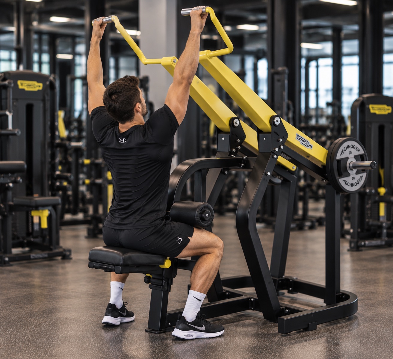 Jalon en maquina (Technogym)