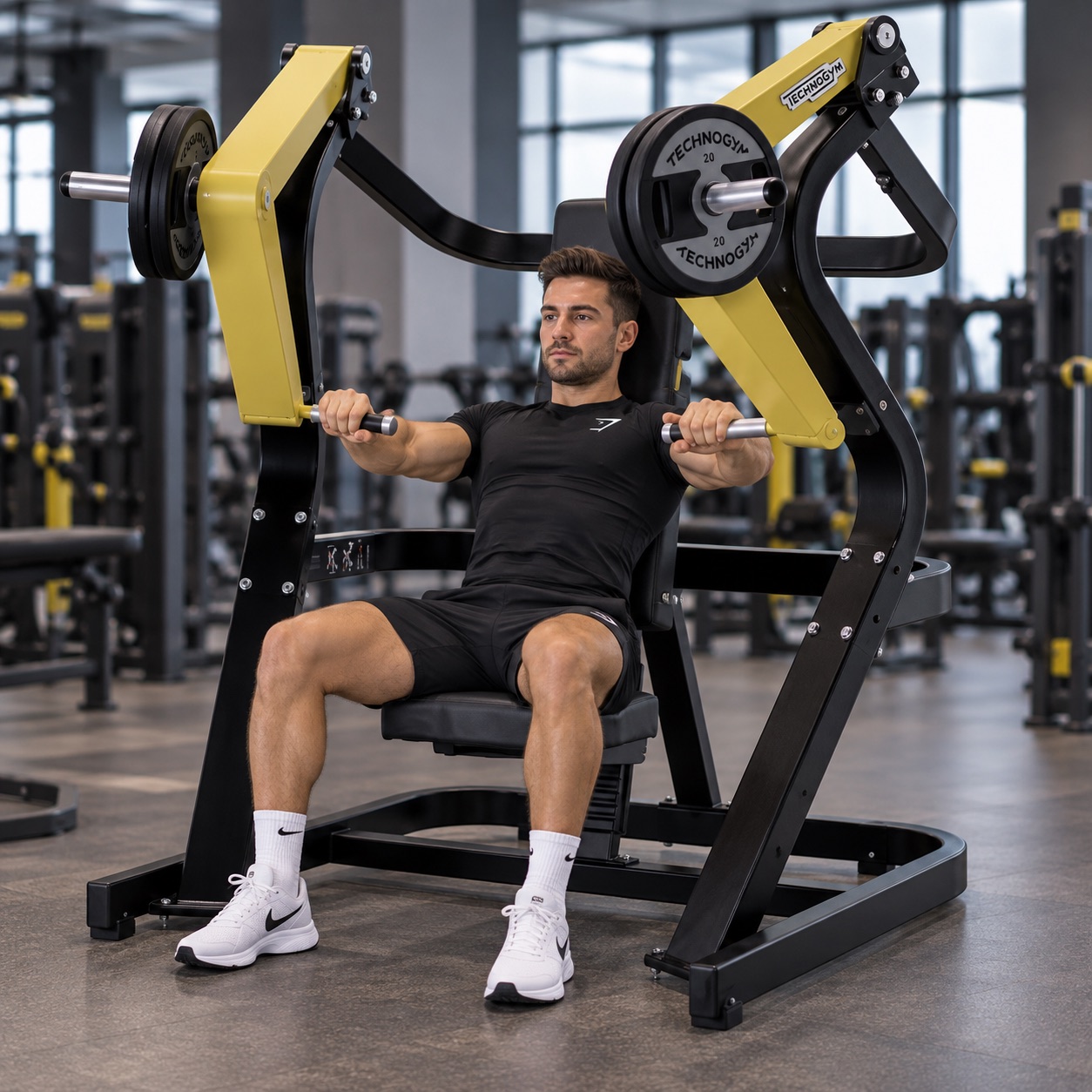 Press de pecho en maquina (Technogym)