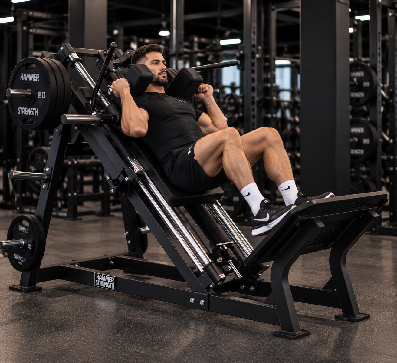 Hack en maquina hammer strength