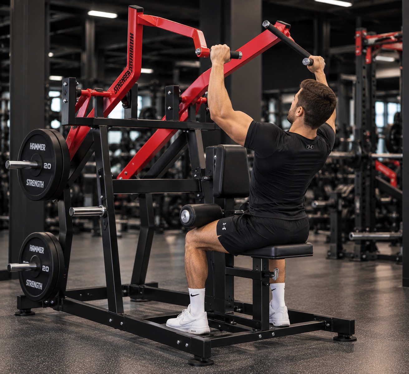 Jalon en maquina (hammer strength)